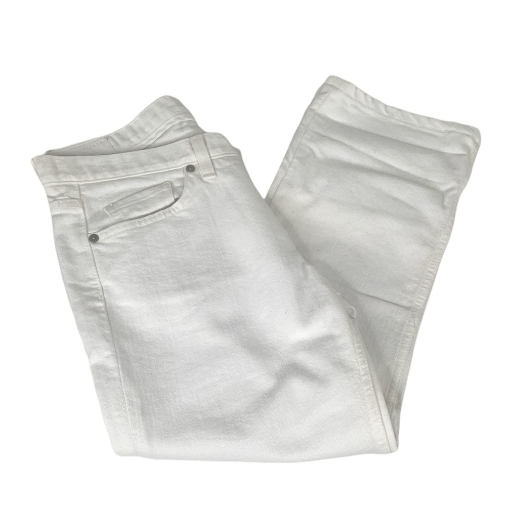 Express X2 Denim Laboratory Capri Jeans White Size 4